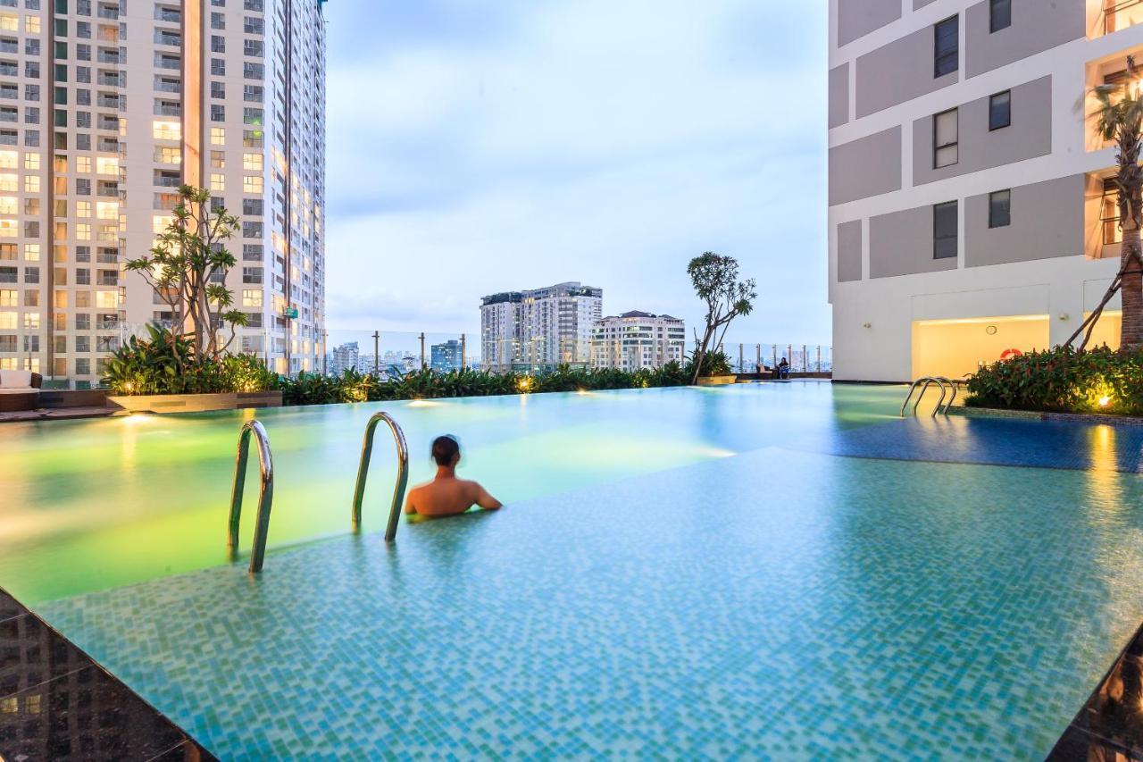Chau Apartments - Infinity Pool- Ben Thanh Thành Pho Ho Chí Minh Esterno foto